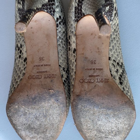 Jimmy Choo Snakeskin Pumps - Picture 14 of 14